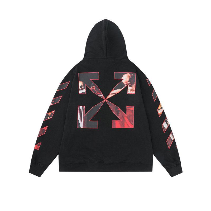 Off-White オフホワイト CARAVAGGIO OVER HOODIE OMBB037R21FLE002 WHITE パーカー