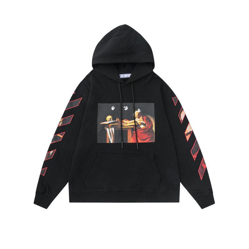 Off-White オフホワイト CARAVAGGIO OVER HOODIE OMBB037R21FLE002 WHITE パーカー