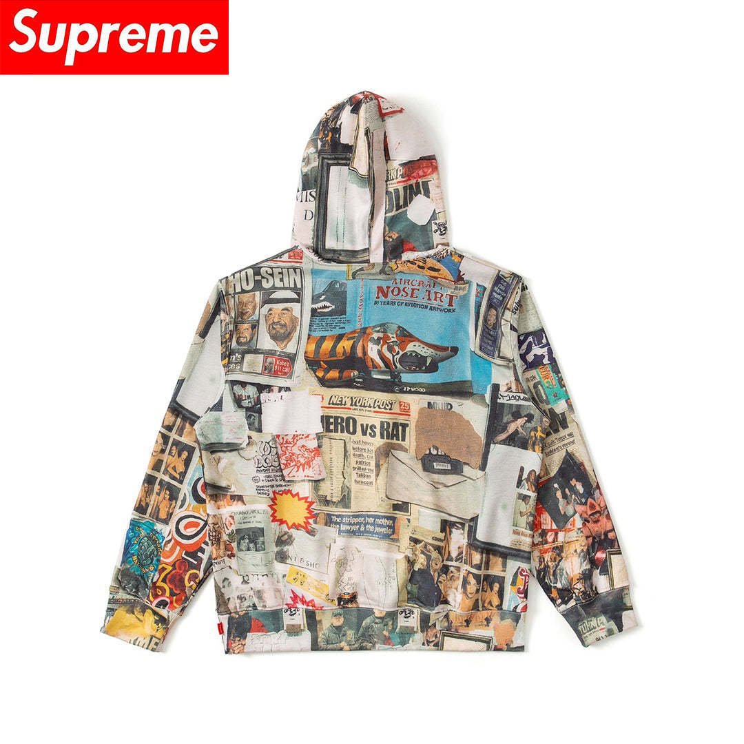【Supreme】 22ss Week 14 Dashs Wall Hooded Sweatshirt【男女兼用】アーティストグラフィティプリントパーカー
