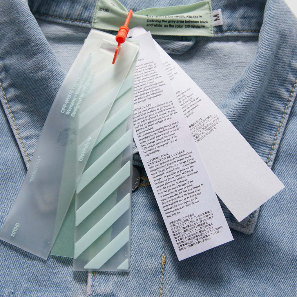 【Off-White】新しいXXプリントカジュアルデニムジャケット