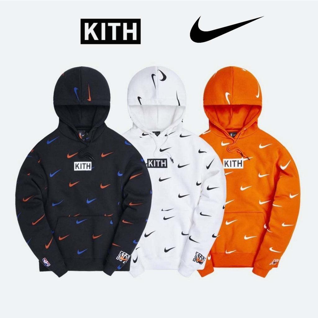 【KITH x NIKE】NEW YORK KNICKS AOP HOODIE