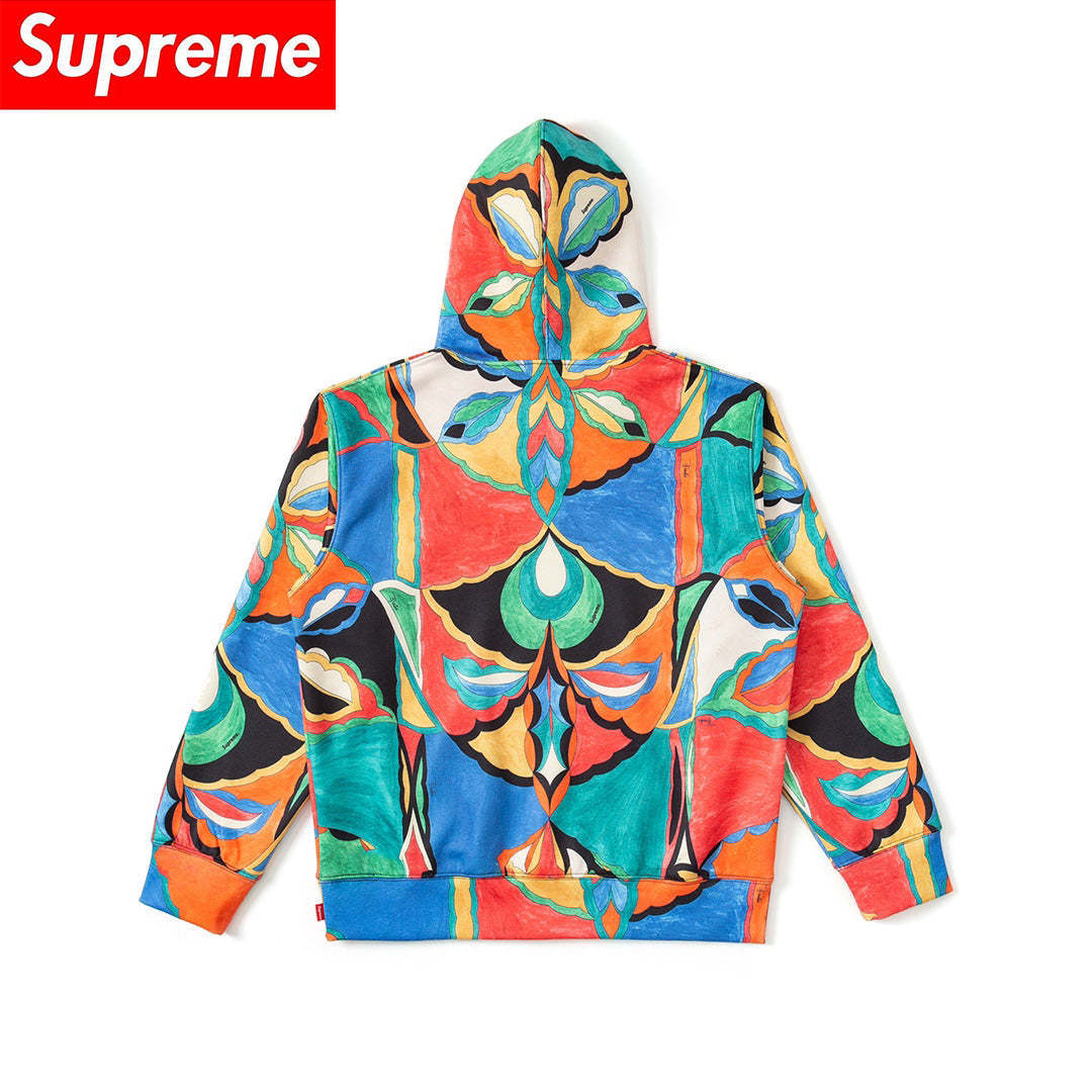 【Supreme】 22SS Week16 【 協力モデル】 Hooded Sweatshirt アーティストのペイントされたグラフィティプリントパーカー