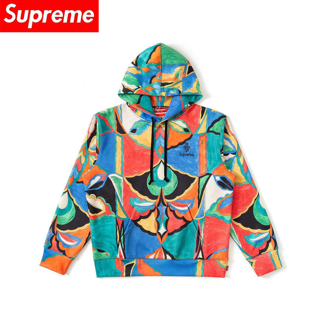 【Supreme】 22SS Week16 【 協力モデル】 Hooded Sweatshirt アーティストのペイントされたグラフィティプリントパーカー