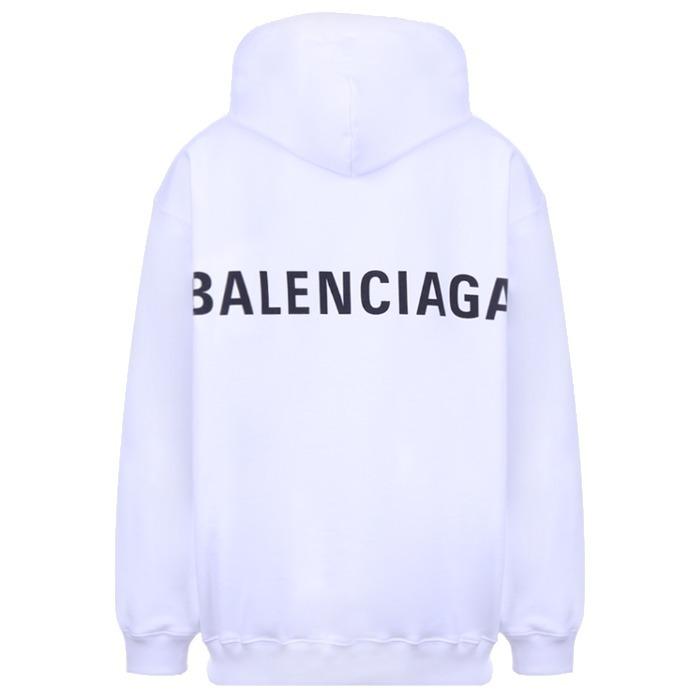 ★早期完売★BALENCIAGA ロゴプリントコットンパーカー/関税込